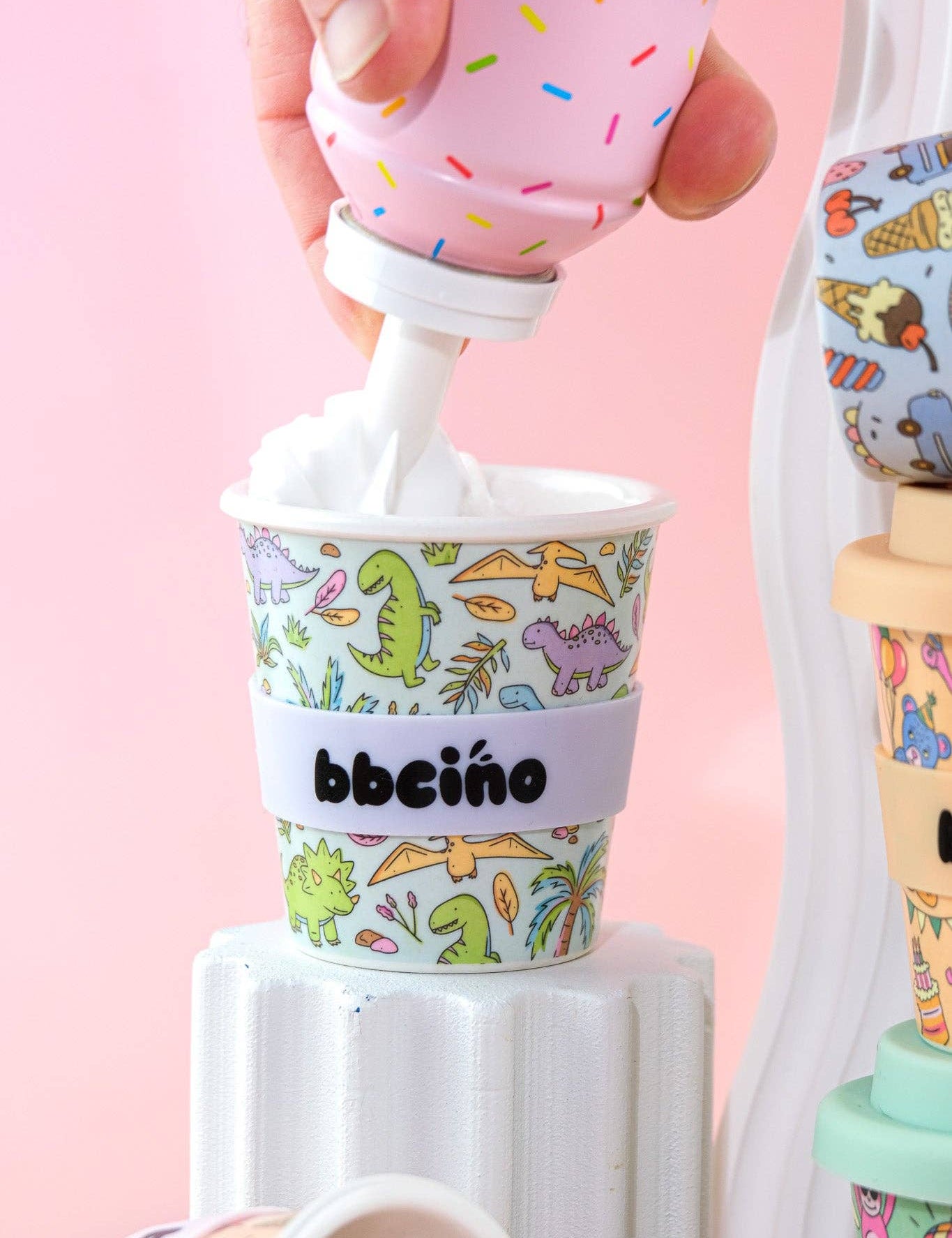Sipasaurus Babycino Cup - 120ml (Straw Included)