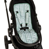 Reversible Harness Covers - Gingham Sage