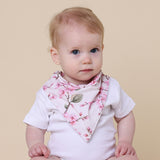 Organic Dribble Bib - Cherry Blossom