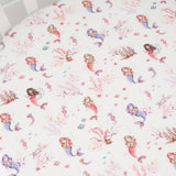 Bassinet Sheet / Change Pad Cover - Mermaid