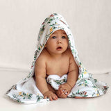 Hooded Baby Towel - Eucalypt