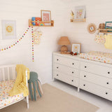 Bassinet Sheet / Change Pad Cover - Beach Fun