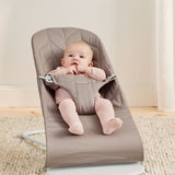 Bouncer Bliss - Woven, Petal quilt - Sand Grey