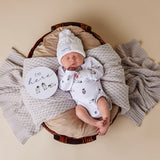 Organic Knit Beanie - White