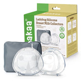 Haakaa Ladybug Milk Collector 2 pack with Bluestone Carry Case