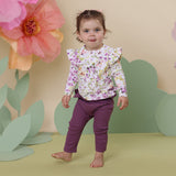 Mulberry Organic Pants with Frill