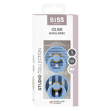 BIBS Pacifier - STUDIO Colour | Latex | Pin Sky Blue