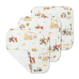 Wash Cloths (3 Pack) - Diggers & Tractors
