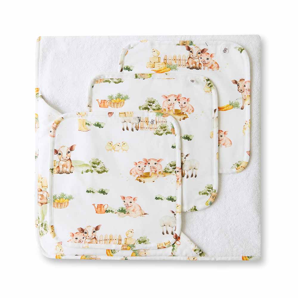 Wash Cloths (3 Pack) - Farm