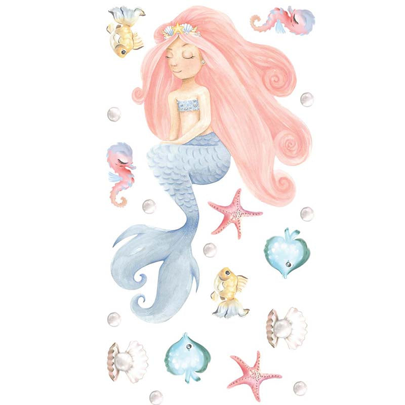 Mermaid Princess Wall Decal Set