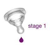 b.box Baby Bottle Anti-Colic Teat - Stage 1 (0-2m) | 2pk